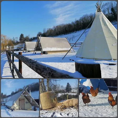 Tente de luxe La P'tite Ferme De La Vie Survie